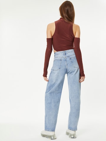 Misspap Loosefit Jeans i blå