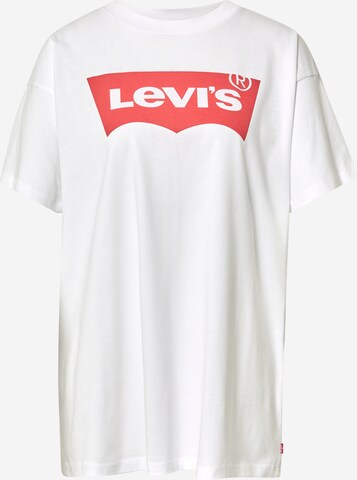 LEVI'S ® Свободна дамска риза 'Graphic SS Roadtrip Tee' в бяло: отпред