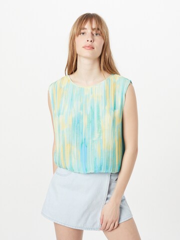 COMMA Blouse in Blauw: voorkant