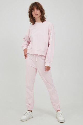 ICHI Tapered Pants 'VEA ' in Pink