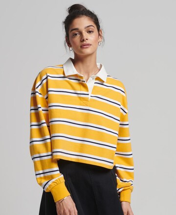 Superdry Shirt 'Vintage Rugby' in Yellow: front
