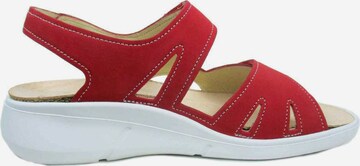 Finn Comfort Sandale in Rot