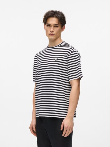 T-Shirt Karl Lagerfeld en noir : devant