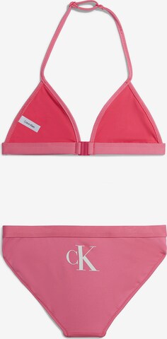 Calvin Klein Swimwear Trojúhelníková Bikiny – pink