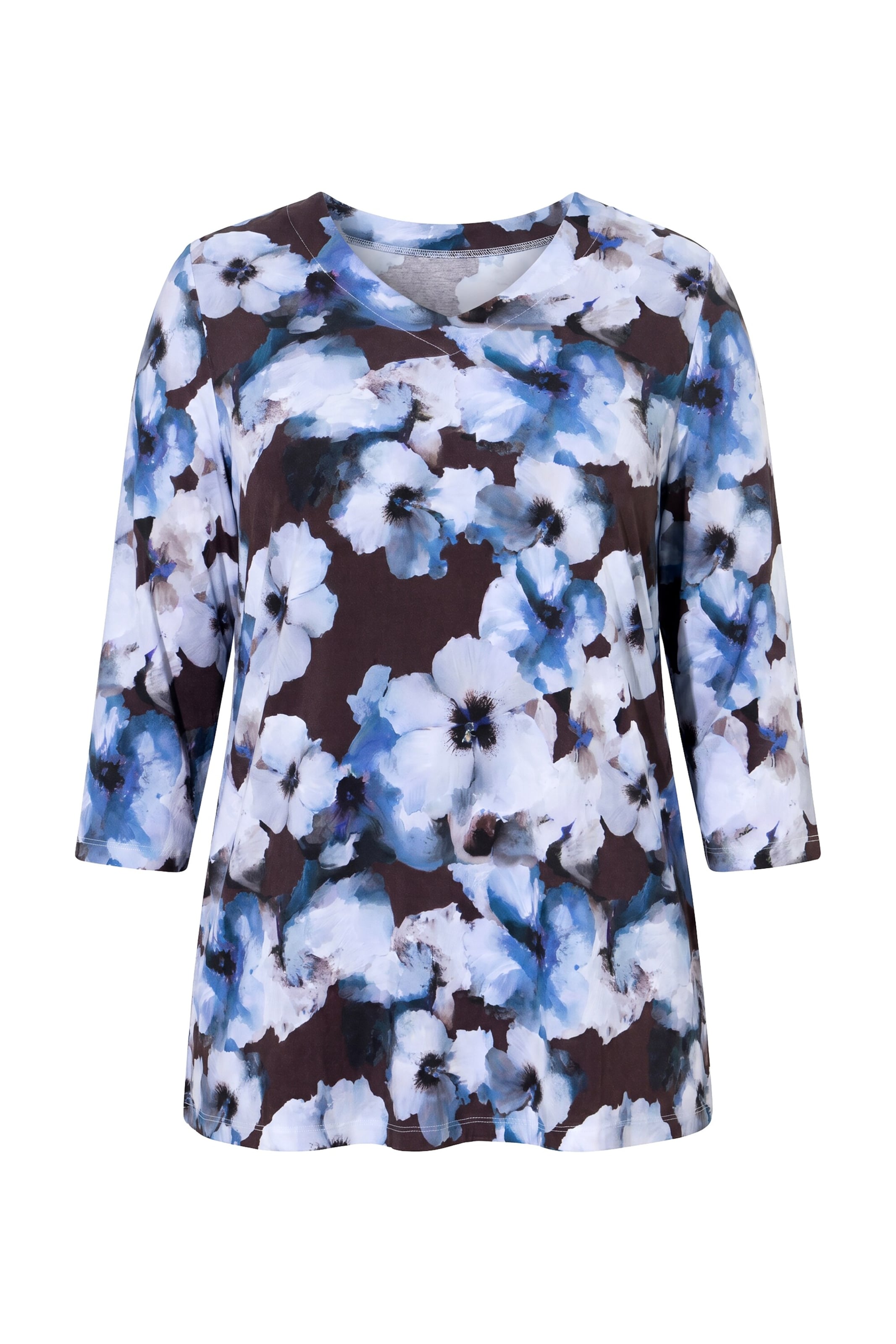 Ulla Popken Shirt in Brown: front