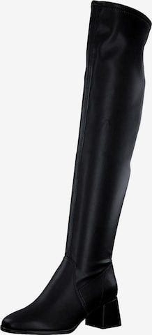 TAMARIS Over the Knee Boots in Black: front