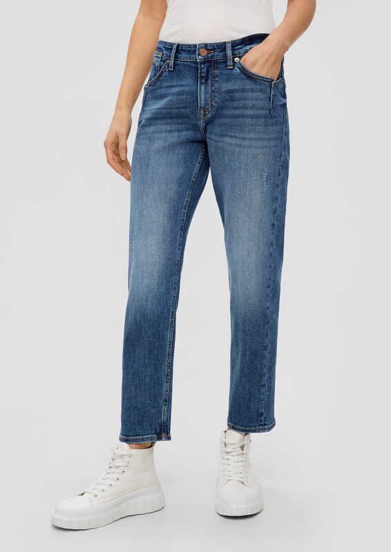 s.Oliver Tapered Jeans in Blue Denim