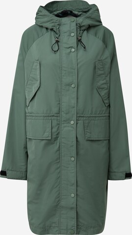 QS Between-Seasons Parka in Green: front