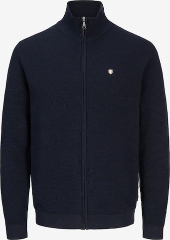 Jack & Jones Premium Strickjacke 'JPRBLURYAN' in Blau: Vorderseite