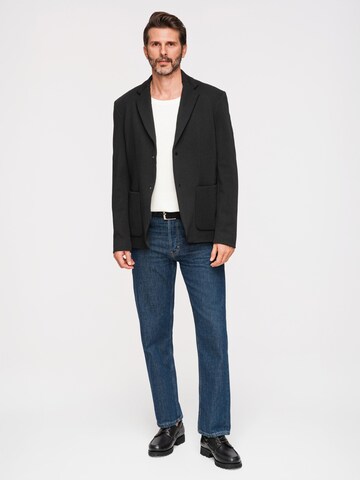 Ombre Regular fit Business-colbert in Zwart