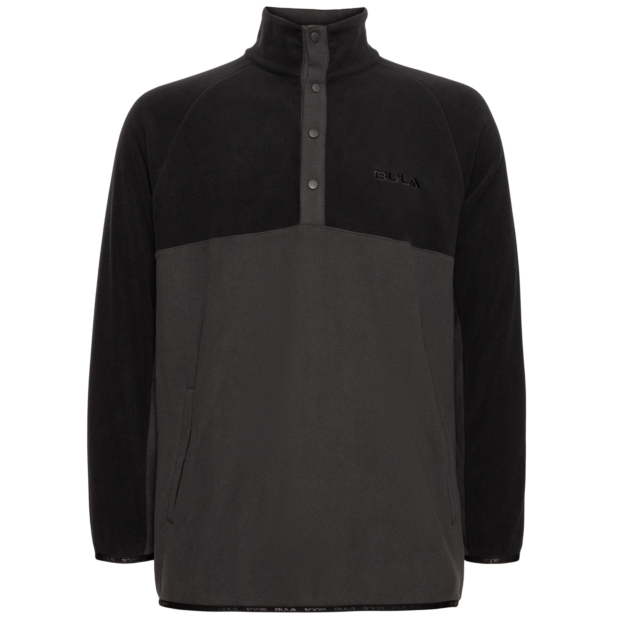 BULA Fleece Jacket 'Cruiser' in Black: front