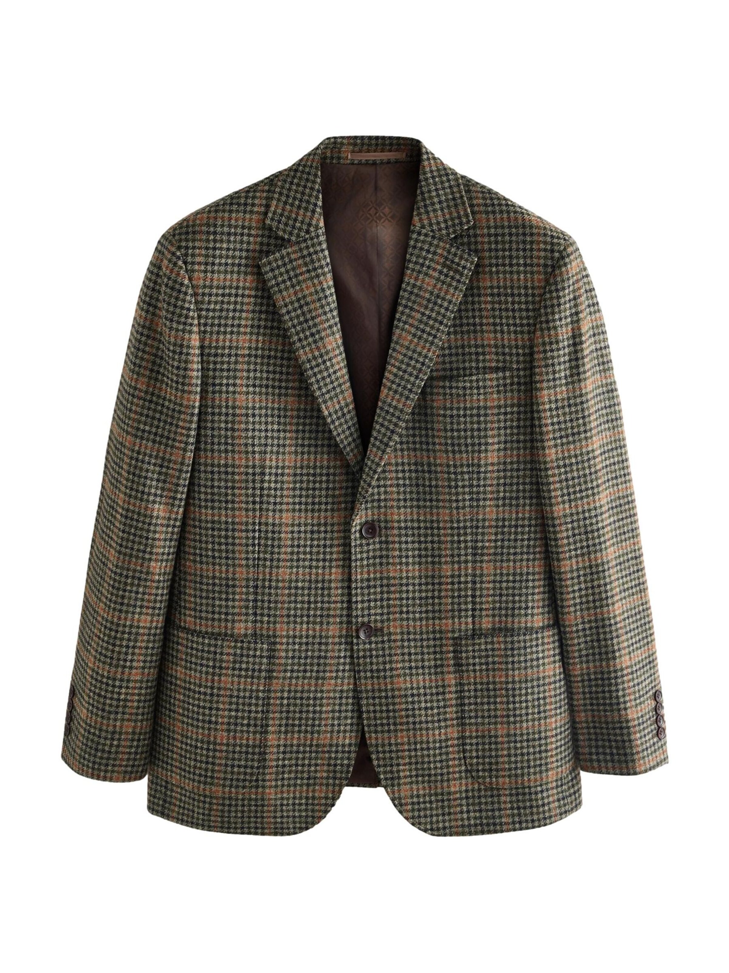 Coupe regular Veste de costume Next en vert : devant