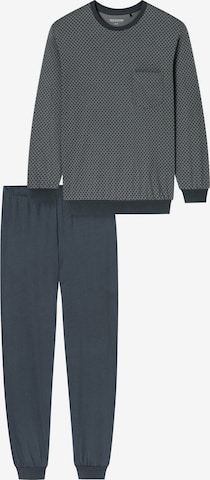 SCHIESSER Pyjama 'Comfort Essentials' in Blau: Vorderseite