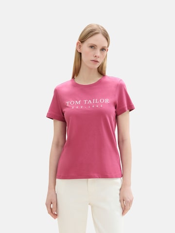 TOM TAILOR Shirt in Roze: voorkant