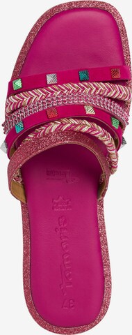 TAMARIS Mules in Pink