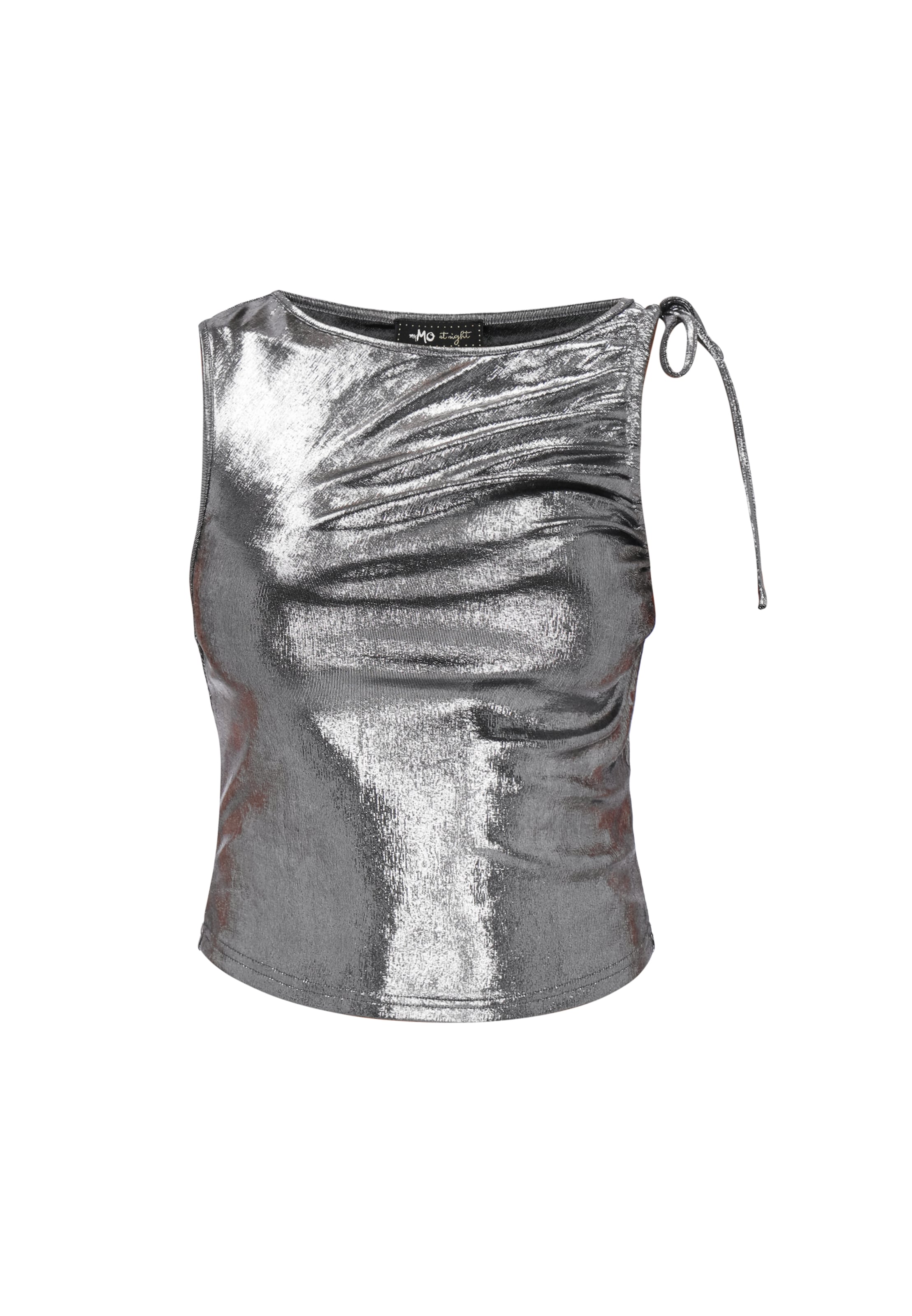 myMo at night Top 'Party' in Zilver: voorkant