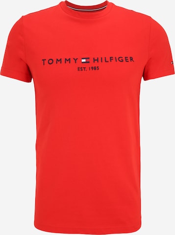 TOMMY HILFIGER Tričko – červená: přední strana
