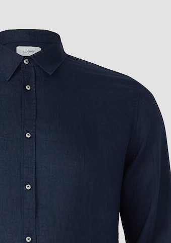 Coupe regular Chemise s.Oliver en bleu