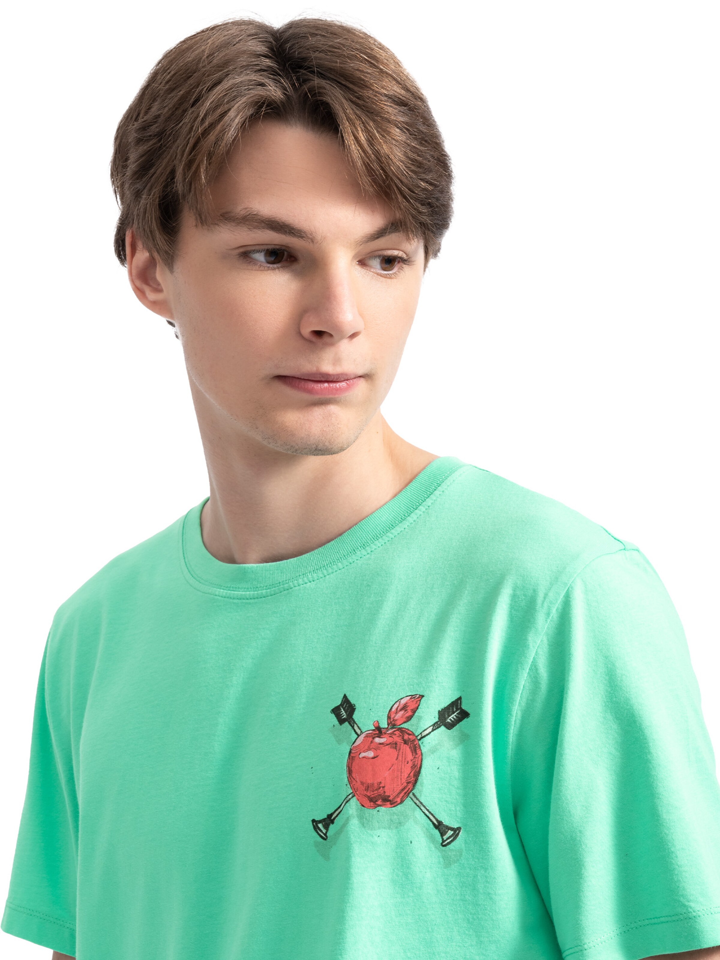Kaft Shirt 'Apple' in Green