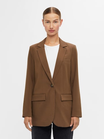 OBJECT Blazer 'SIGRID' i brun: forside