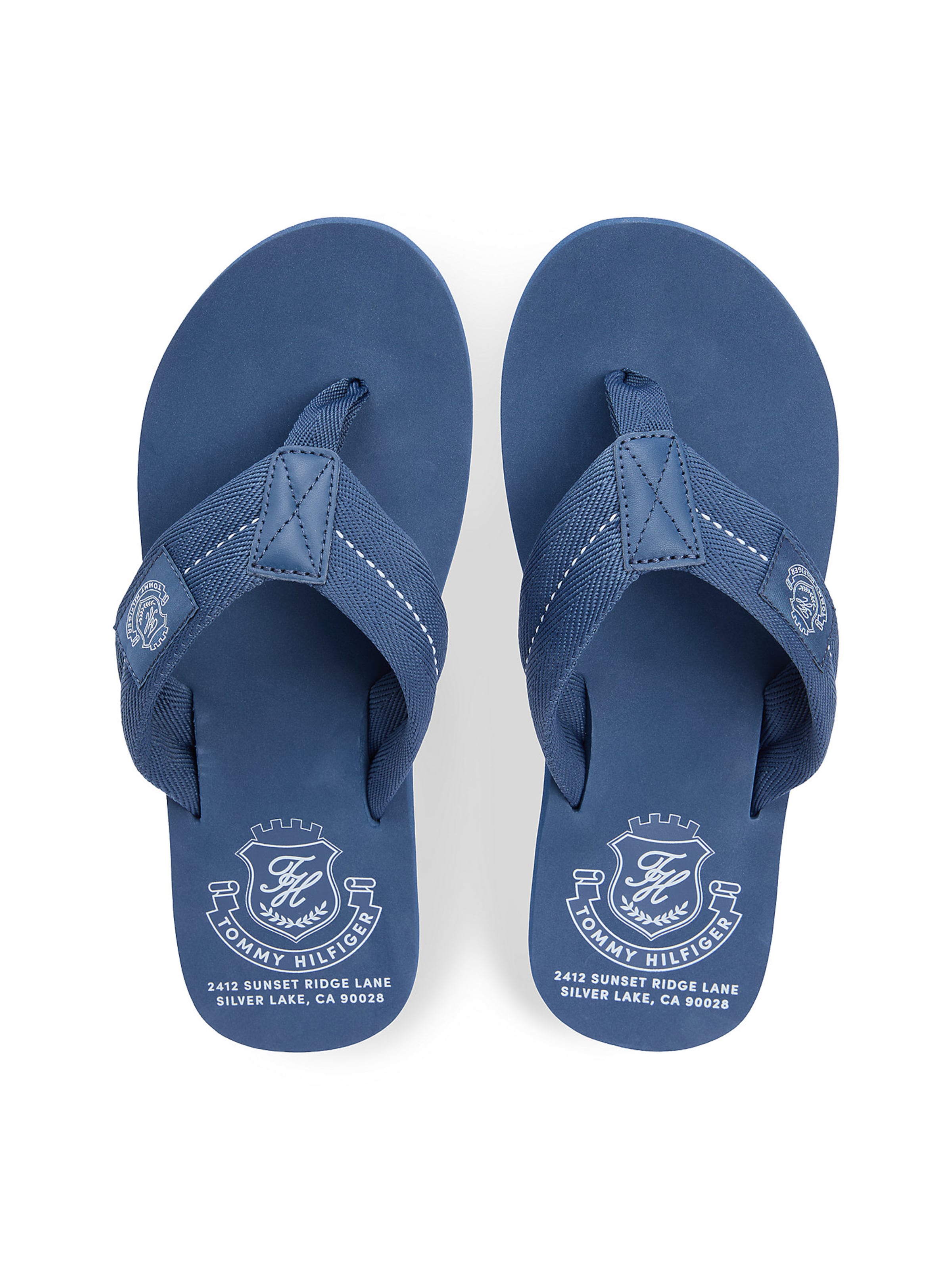 TOMMY HILFIGER T-bar sandals in Blue