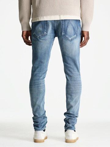 Coupe slim Jean 'Carter Crest' CHASIN' en bleu