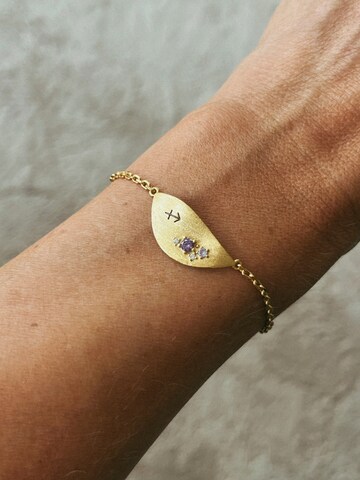Braccialetto 'Sagittarius | Boogschutter Zodiac' di Sally Jane Jewelry in oro