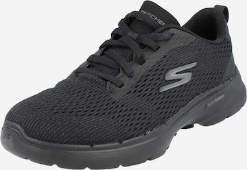 SKECHERS Athletic Shoes in Black: front