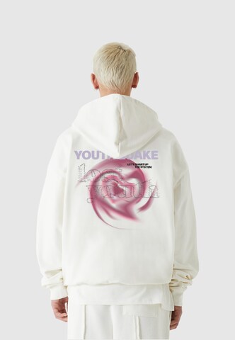 Lost Youth - Sweatshirt 'Youthquake' em branco: frente