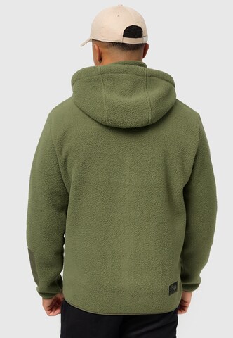 STONE HARBOUR Athletic Fleece Jacket in Green