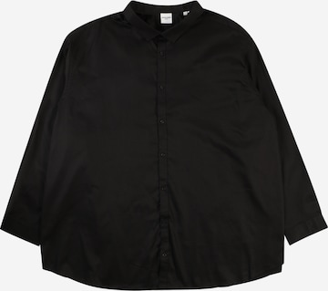 Camicia 'JPRBLACARDIFF' di Jack & Jones Plus in nero: frontale