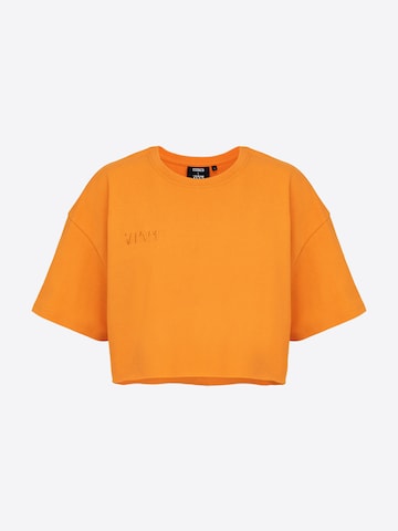 Maglietta 'ADDISON' di ABOUT YOU x VIAM Studio in arancione: frontale
