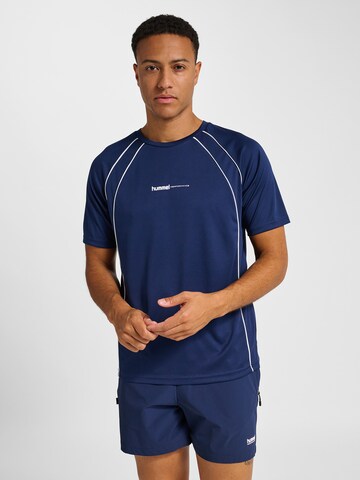 Hummel Performance shirt in Blue: front