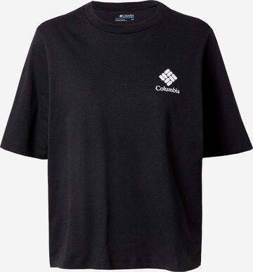 T-shirt fonctionnel 'North Cascades' COLUMBIA en noir : devant