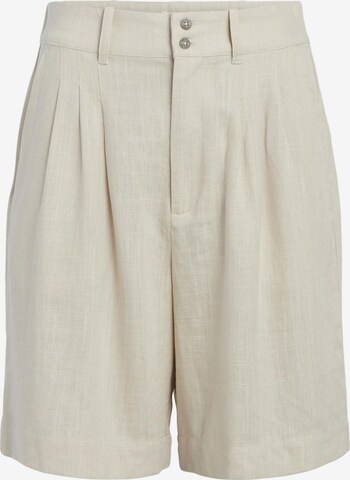 Loosefit Pantaloni con pieghe 'Solima' di OBJECT in beige: frontale