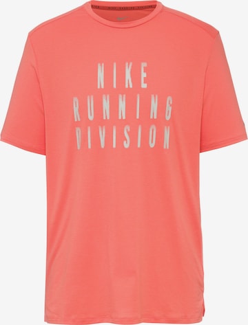 NIKE Funktionsshirt 'Rise 365' in Orange: Vorderseite