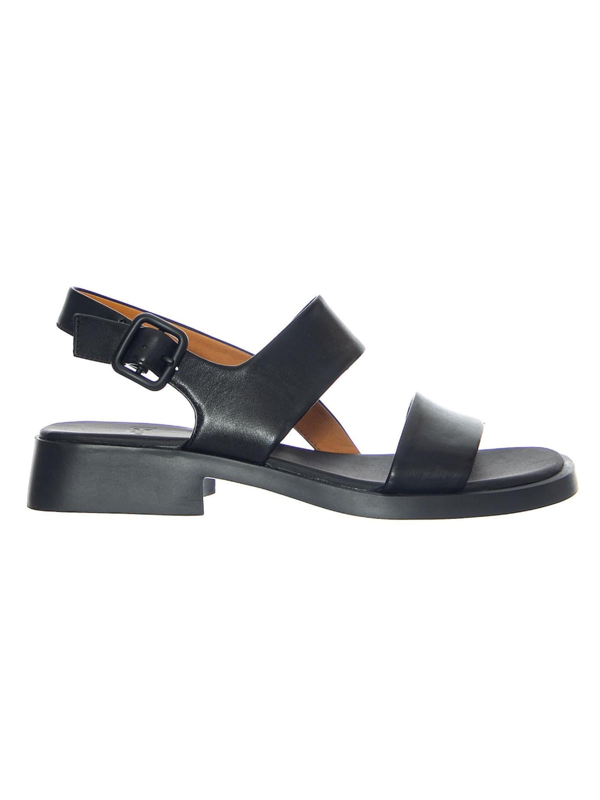 CAMPER Sandaler 'Ultrasoft Negro/Dana Negro' i sort: forside