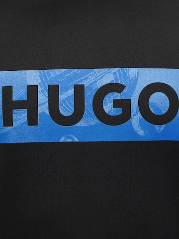 HUGO Tréning póló 'Nixalien' - fekete