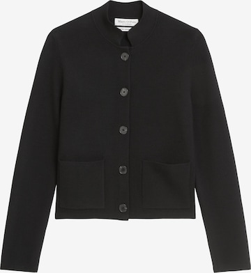 Marc O'Polo Strickjacke in Schwarz: Vorderseite