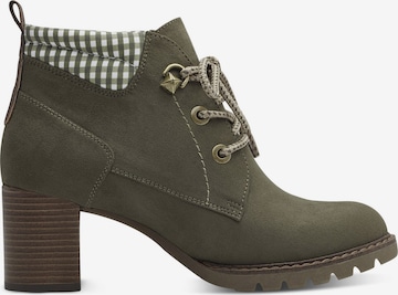 MARCO TOZZI Lace-up bootie in Green