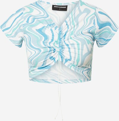 Pegador Shirt in Turquoise / Light blue / White, Item view