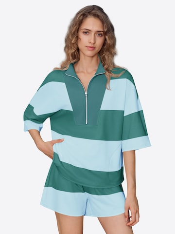 Costum cu pantaloni 'Active' de la Imily Bela pe verde: față