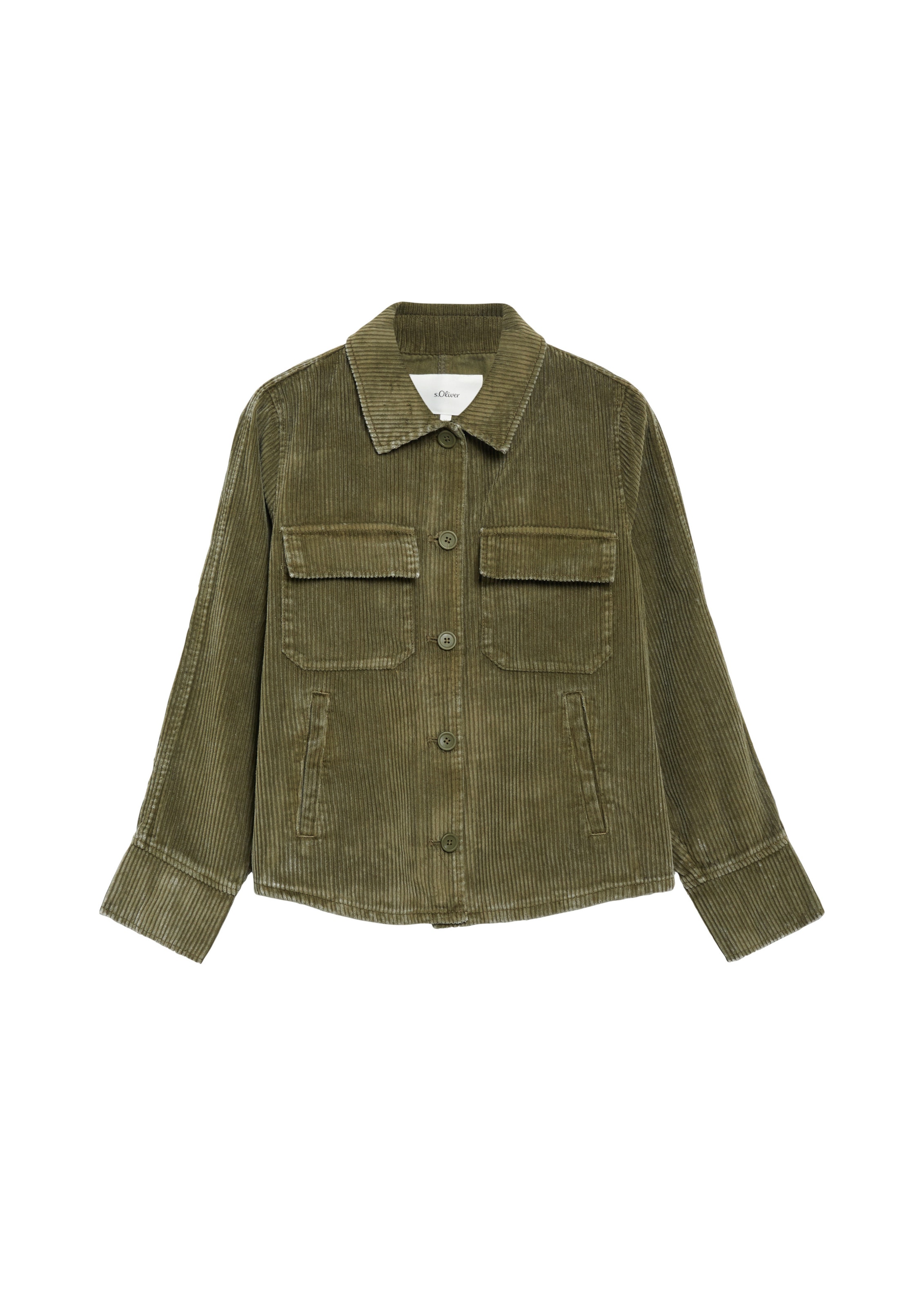 s.Oliver Jacke in Grün: Vorderseite