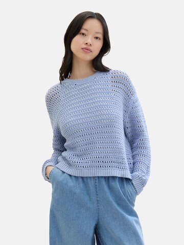 TOM TAILOR DENIM Pullover in Blau