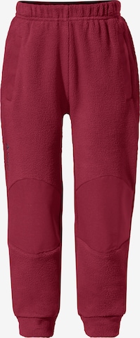 VAUDE Tapered Functionele broek 'KD Pulex P' in Rood: voorkant