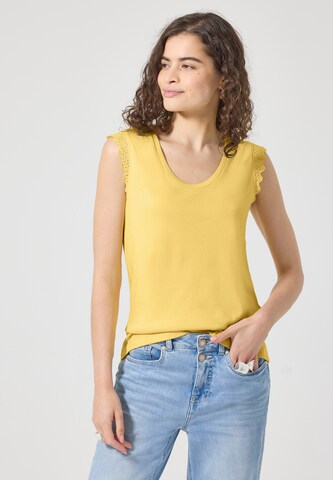 Street One Studio Shirt in Yellow: front