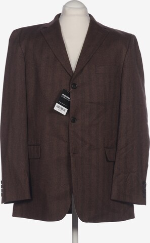 BOSS Suit Jacket in L-XL in Brown: front