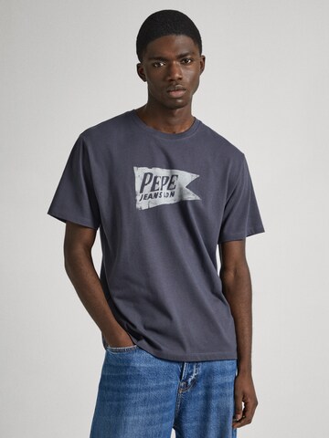 Pepe Jeans Shirt 'SINGLE CARDIFF' in Grau: predná strana