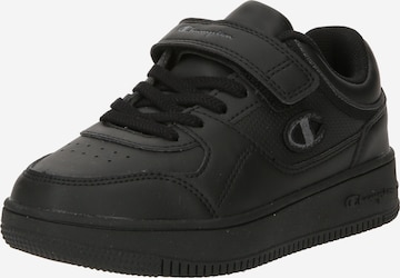 Champion Authentic Athletic Apparel Sneakers 'REBOUND' in Black: front