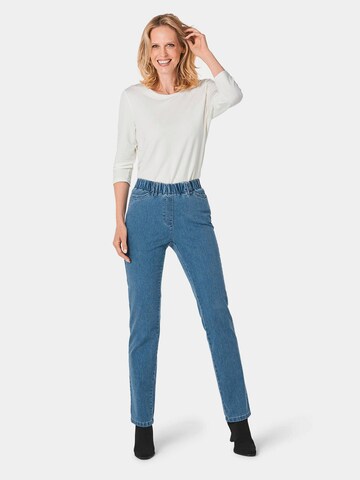 Goldner Regular Jeans 'Louisa' in Blau